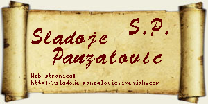 Sladoje Panzalović vizit kartica